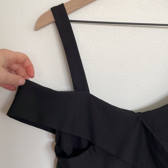 Revolve | By the Way | Black Bodycon Strappy Off Shoulder Mini Dress Size Medium - Picture 6 of 13